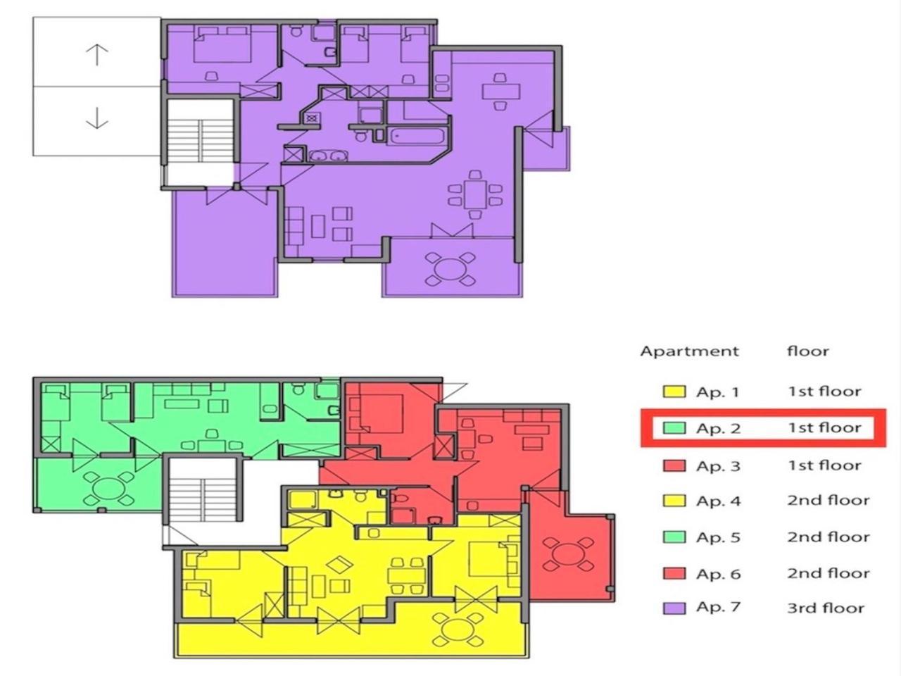 Beach Penthouse Diamond Оміш Номер фото