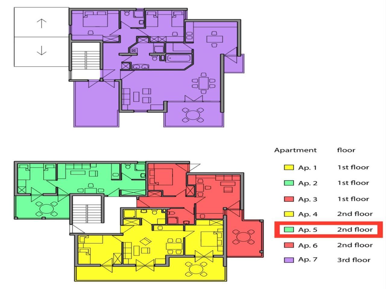 Beach Penthouse Diamond Оміш Номер фото