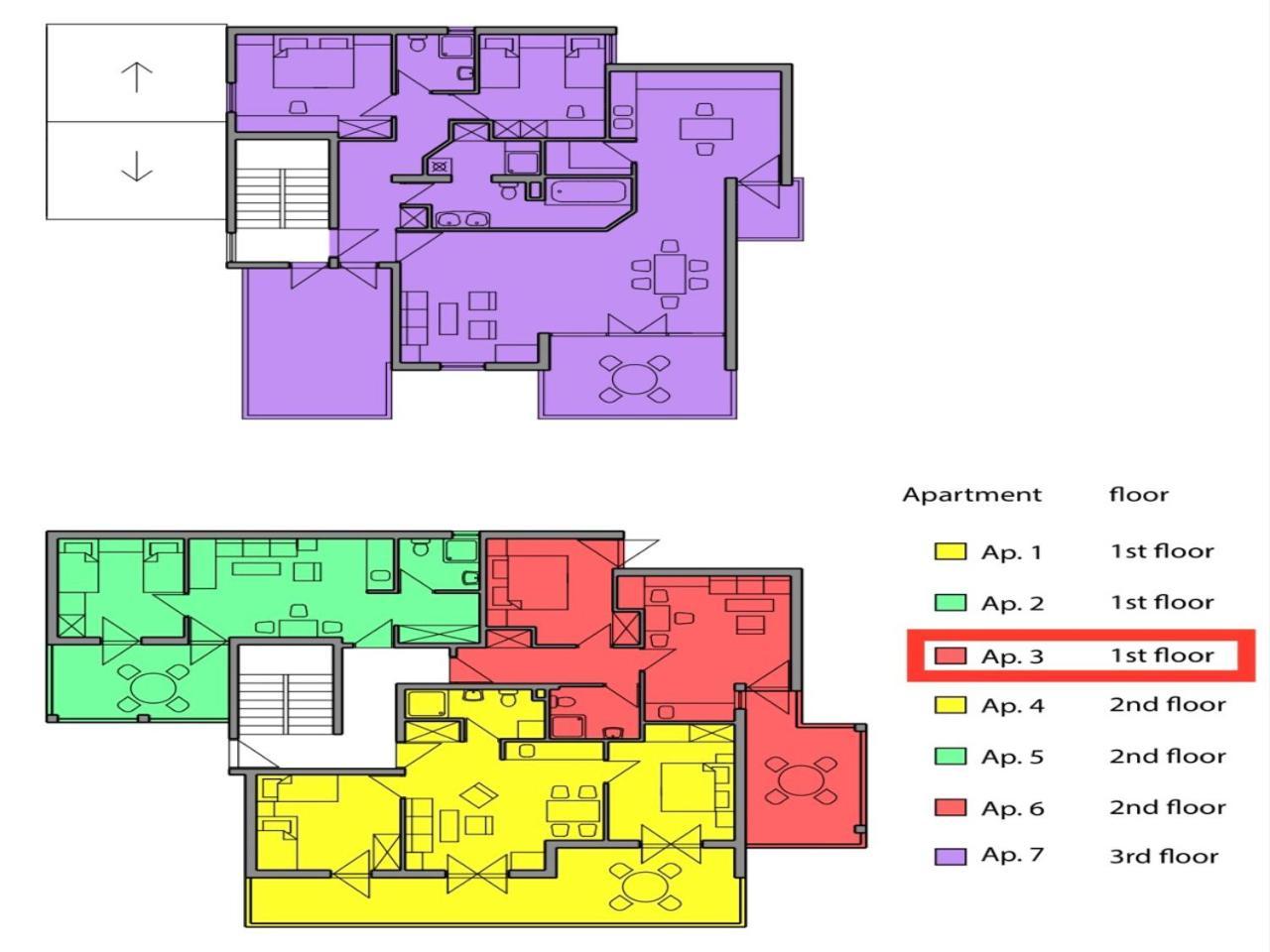 Beach Penthouse Diamond Оміш Номер фото